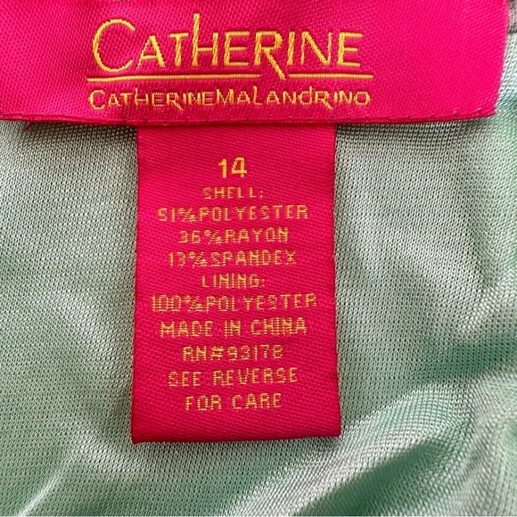 Catherine by Catherine Malandrino Floral Green and Gray Women's Skirt - Picture 5 of 6